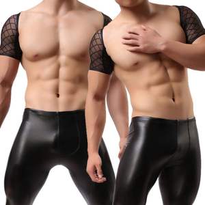 Camiseta Sexy Gay para hombre, ropa interior barata, chaleco comprimido transparente - Product Image 5