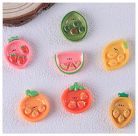 Kawaii 3D dessin animé enfant cuisine miniature semblant jouer jouets maison de poupée charme cuisson assiettes à pain résine fruits nourriture gâteau plateau de service