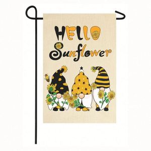 Wholesale 30x45cm Double Side Digital Printing Polyester Yard <b>Flag</b> Halloween Garden <b>Flag</b> - Product Image 6