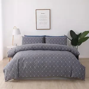 Siêu Mềm Chất Lượng Khách Sạn Comforter Bìa Với Nút Đóng Cửa 100% Cotton Vua Nữ Hoàng Kích Thước Bộ Đồ Giường Duvet Quilt Cover Set