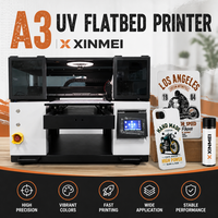Impresora UV XINMEI CE para Carcasas de Teléfono, Acrílico, Madera y Vidrio, Impresora de Inyección de Tinta UV, Impresora Plana UV A3