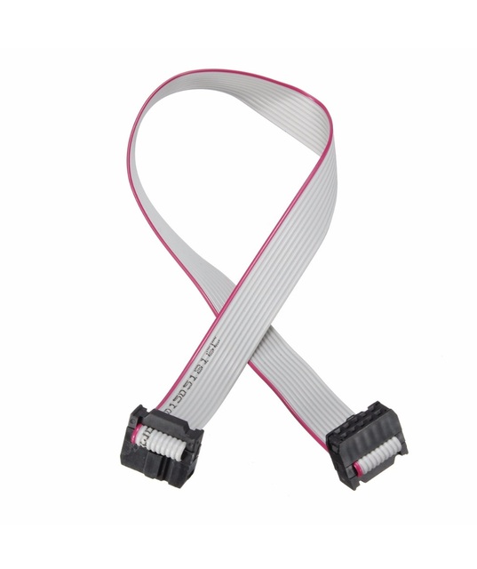 ODM 30AWG Flat Industrial Ribbon 10PIN Wire 0.3m Customized Sata Cable BC Material for Computer