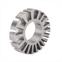 Stator et rotor de moteur en acier au silicium estampé, usinés avec précision CNC, tolérance de 0,01 mm