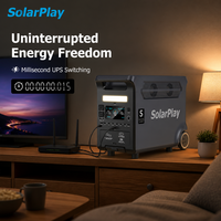 Solarplay Venta al por Mayor Estación de Energía Portátil de 3600W 3840Wh, Batería de Respaldo Lifepo4, Energía Ininterrumpida
