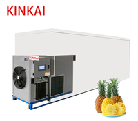 Elektrische KINKAI Hoge Efficiëntie Continue Mesh Belt Groente- en Fruitdroogmachine (3,2-15,6 kW 20 kg/u capaciteit PLC-gestuurd CE-gecertificeerd)
