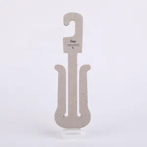 FSC manufacturer paper cardboard sandal hanger hook for man and woman slippers recycled paper hanger