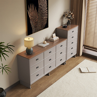 Commode de rangement moderne et minimaliste de luxe en contreplaqué multicouche et bois massif, écologique et durable, pour chambre et salon