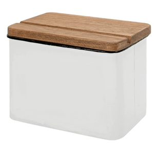 <strong>Recipe</strong> <strong>Box</strong> with Cards and Dividers Set Phone and Tablet Holder Bamboo Lid - Product Image 1