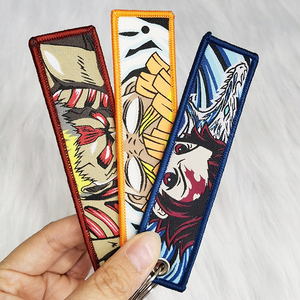 <span class=keywords><strong>LLavero</strong></span> bordado personalizado, diseño de logotipo, <span class=keywords><strong>llavero</strong></span> bordado de tela, sublimación antes de la etiqueta clave, <span class=keywords><strong>llavero</strong></span> de tela de vuelo - Product Image 1