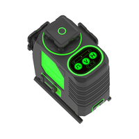 Niveau Laser mural professionnel 16 lignes 4D 360 faisceau vert auto-nivelant niveau rotatif Laser Vertical croix niveaux Laser