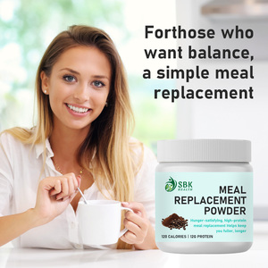 Rich Mocha Meal Replacement Powder with High Proteinmeal Replacement Longer Helps Keep You Fuller Blend Loss Hunger Satisfying - Product Image 3