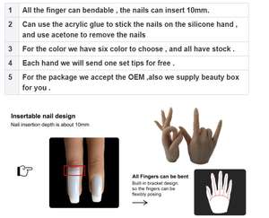 Remorque pour la pratique des ongles, accessoire de manucure, nail-art, décoration des ongles, nouveau design 2019 - Product Image 2