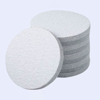 Papier abrasif sec haute dureté de fabrication industrielle, divers disques de papier de verre blanc, support OEM, épaisseur 10mm, 100mm, 115mm, 6mm