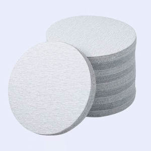 Fabricación en fábrica, papel abrasivo seco de alta dureza, varios discos, papel de <span class=keywords><strong>lija</strong></span> blanco, compatible con OEM, 10mm de espesor, 100mm, 115mm, 6mm - Product Image 6