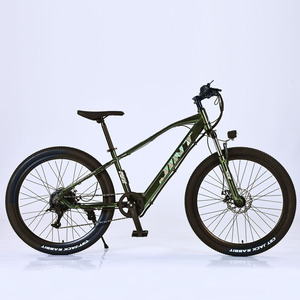 Vélo de montagne électrique JINT 27,5 pouces avec batterie au lithium, moteur à moyeu arrière, cadre rigide, vélo tout-terrain pour adultes - Product Image 2