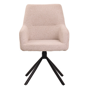 Kostenlose Musterlieferung: Neuestes Design Drehbarer Esszimmerstuhl mit Hoher Rückenlehne und Metallbeinen für Zuhause - Product Image 2