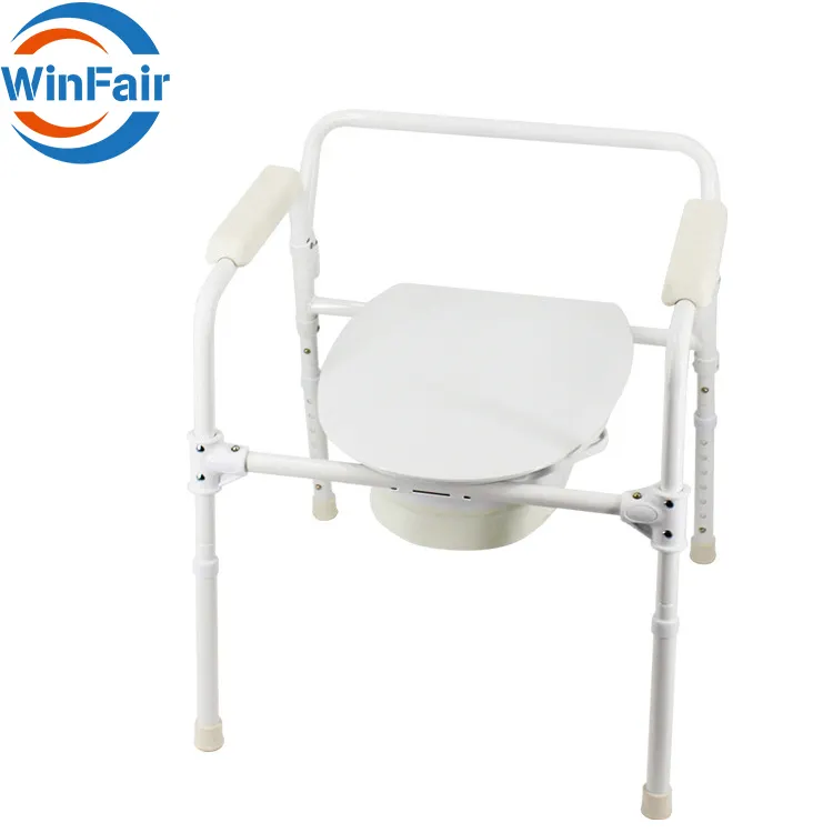WinFairチェアポータブル折りたたみ式便器便器トイレトイレトイレトイレ便座高齢者用障害者用便器チェア