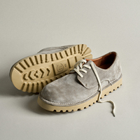 Chaussures Derby en daim lavé à lacets pour homme, style vintage vieilli, semelle épaisse légère, bottes de travail en cuir, marque personnalisée, style Old Money