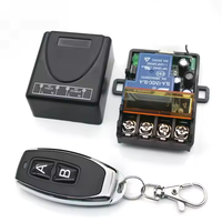 KAMPA Hot 433MHz Interrupteur à distance sans fil DC 12V 24V 30A 1CH Récepteur relais pour porte de garage/éclairage Émetteur 1000M