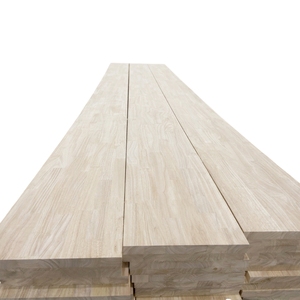 Panneau de contreplaqué en bois de caoutchouc à jointures à languettes 1220x2440mm, qualité AA, bois massif pour la production fiable d'armoires et de meubles - Product Image 1