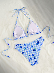 Nuevo Conjunto de Bikini de Varias Capas para Mujer, Traje de Baño con Cuello Halter, Absorbente para el Periodo Menstrual - Product Image 6