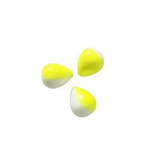 CHXFOAM floats DIY Pompano surf rig pear floats fishing hooks floats manufacture yellow white colors