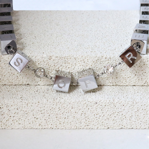 شعار مخصص معدن الفولاذ المقاوم للصدأ الزركون مكعب النارد رسالة بانك بنطلون جيب مخصص السراويل المحفظة الجينز سلسلة للرجال - Product Image 2