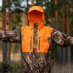 Vêtements <span class=keywords><strong>de</strong></span> <span class=keywords><strong>chasse</strong></span> d'hiver pour hommes, camouflage orange <span class=keywords><strong>Sitka</strong></span>, imperméables et respirants, avec fonction coupe-vent, vente en gros - Product Image 3