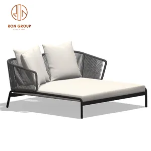 New Arrival Modern Style Outdoor Sun Lounger Furniture Beach Swimming Garden Rattan Bamboo Leisure Sofa Chaise Pool Lounge Chair