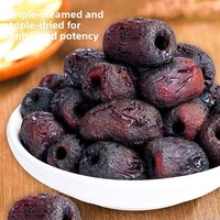 See East Intl Drievoudig gestoomde rode jujubes Oud superfood Vitaliteit Bloedondersteuning Natuurlijk hoog-ijzerrijk Veganistisch Bulk Puree