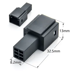 1-1534121-1/2/3/5/1534120-1 Autodeur Achteruitkijkspiegel Staartdeksel Binnenlandse 6P Connector Connector