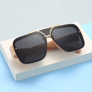 Gafas de fibra de carbono or logo noir luxe nuances mode original 2023 <span class=keywords><strong>lunettes</strong></span> polarisées femmes <span class=keywords><strong>lunettes</strong></span> de soleil plastique <span class=keywords><strong>2022</strong></span> - Product Image 4