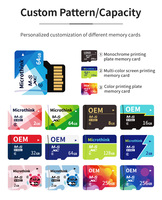 Carte mémoire Micro TF SD pleine capacité à prix d'usine en gros 4 Go 8 Go 16 Go 32 Go 64 Go 128 Go 256 Go pour appareil photo
