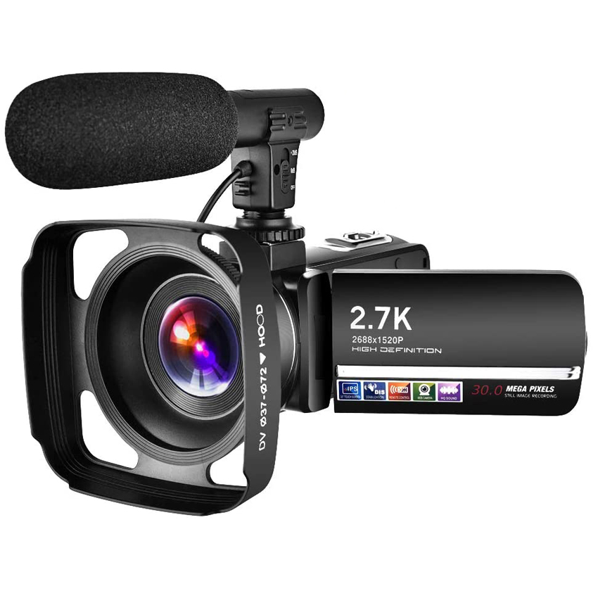 安いウルトラHD 24FPS 30MP 2.7KデジタルビデオカメラWIFI