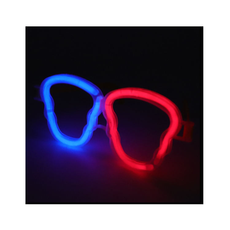 Wholesale New Innovations Grow in Dark Skeleton Shape Wedding Eyeglasses Glow Sticks Party Pack