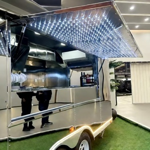 Hot Dog Burger Food Cart Remorque de restauration mobile pour restauration rapide pour les frites de crème glacée Bière pour les restaurants Industrie de la restauration - Product Image 6