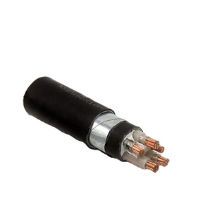 Cable de potencia de media tensión YJV22 8.7/15kV de cobre con aislamiento XLPE, armado con cinta de acero y revestimiento de PVC - Product Image 1