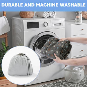 Cubierta de carrito de supermercado para mascotas con cuerdas de seguridad, cubierta de carrito de compras de terciopelo suave para perros o niños, cubierta de asiento de carrito de compras - Product Image 4