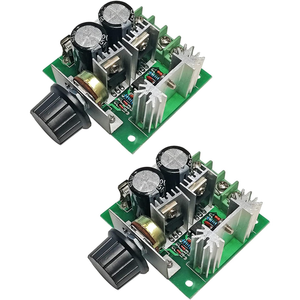 ตัวควบคุมความเร็วมอเตอร์12V-40V DC 10A ตัวควบคุมความเร็วตัวแปร PWM พร้อมสวิตช์ลูกบิดสำหรับ Arduino 12V 24V - Product Image 2