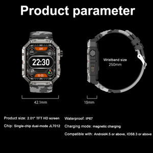 Cool Dial Hommes Main Montres Intelligentes De Luxe HD Écran Surveillance Du Sommeil Respiration Formation W55 Achats En Ligne Smartwatch - Product Image 6