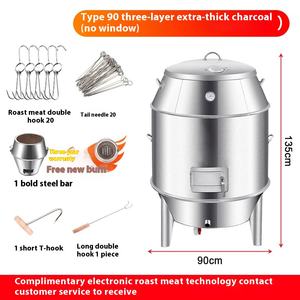 Máquina comercial para aperitivos, carne de pato asado, cerdos, pollo, Ganso, estufa para uso doméstico en restaurantes, funciona con gas de <span class=keywords><strong>carbón</strong></span> - Product Image 4