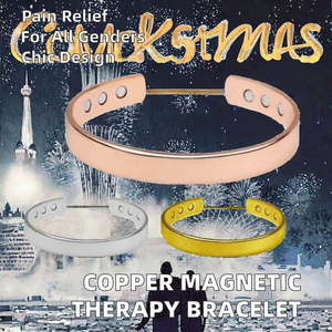 <span class=keywords><strong>Bracelet</strong></span> magnétique en cuivre de mode pour hommes et femmes thérapie de l'arthrite énergie guérison soulagement de la <span class=keywords><strong>douleur</strong></span> bijoux cadeau - Product Image 3