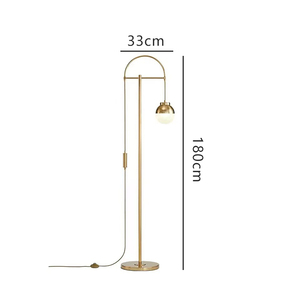 <span class=keywords><strong>Lampadaire</strong></span> de luxe moderne en or avec abat-jour <span class=keywords><strong>globe</strong></span> Luminaire sur pied élégant <span class=keywords><strong>pour</strong></span> la décoration du salon, de la chambre à coucher, du bureau et de l'hôtel - Product Image 2