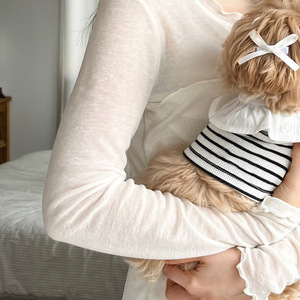 <span class=keywords><strong>Ropa</strong></span> para Perros y Gatos, Chaleco de Verano Informal para Bichón, Teddy, Pomerania, Maltés y Perros Pequeños, Resistente al Pelo - Product Image 5