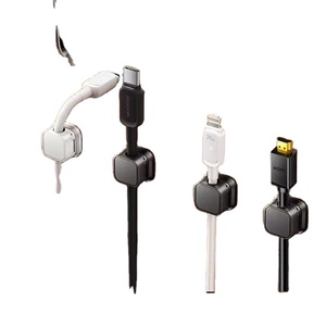 Cable Clip Adjustable Cord Holder Under Desk Organizing Cable Management Wire Organizer Cable Holder for Wall and Table - Product Image 1
