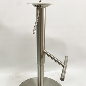 Gambe per Sedie in Acciaio Inox Spazzolato Professionale, Design Moderno e Resistente per Uso in Soggiorno, Ospedali e Scuole - Product Image 3