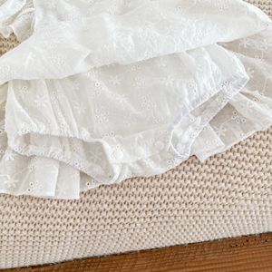 Mùa Hè Trẻ Sơ Sinh Bé Ruffles Tay Áo Ren Bông Romper Headband 2Pcs Trang Phục Quần Áo Bé Gái <span class=keywords><strong>Backless</strong></span> Ăn Mặc - Product Image 6