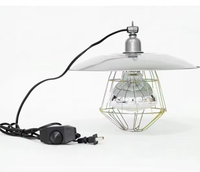 Lampe Chauffante pour Poulailler à Installation Facile - Lampe Chauffante en Aluminium pour Éleveuse de Volailles pour le Maintien au Chaud des Animaux de Ferme - Vente Directe Fabricant