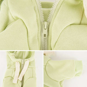 เสื้อฮู้ดแฟชั่นสำหรับสุนัข,เสื้อกันหนาวสัตว์เลี้ยงพร้อมหมวกสำหรับฤดูใบไม้ผลิและสัตว์เลี้ยงเสื้อโค้ทมีฮู้ดสำหรับสุนัขตัวเล็กสุนัขชิวาวา - Product Image 2