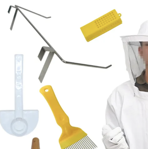 Kit de démarrage d'équipement d'apiculture automatique pour outils de jardinage, fournitures d'apiculteur en gros incluant fumoir à reine d'abeille et brosse Y - Product Image 5
